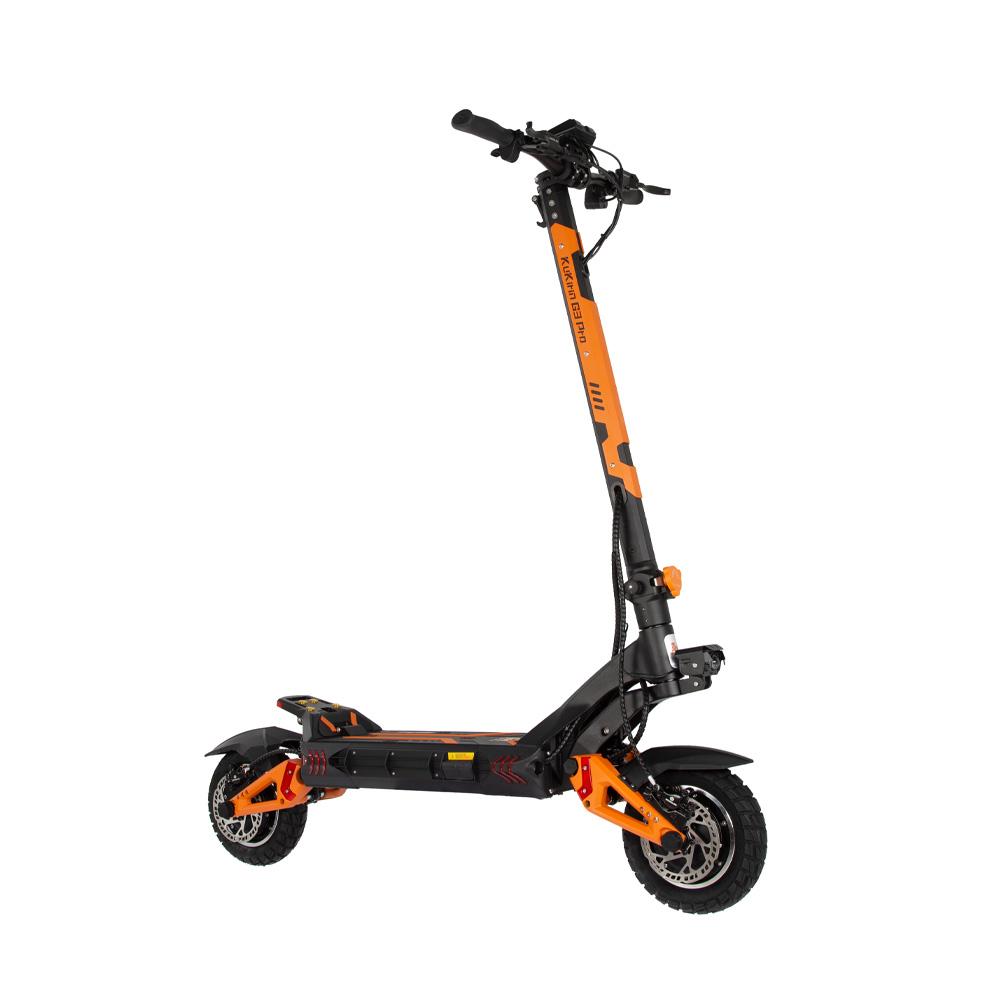 Kukirin G3 Pro Dual Drive Electric Scooter, 2×1200W, 52V 23.4Ah, 65km/h Max Speed, 80km Range, 10" Off-road Pneumatic Tires, Hydraulic Damping