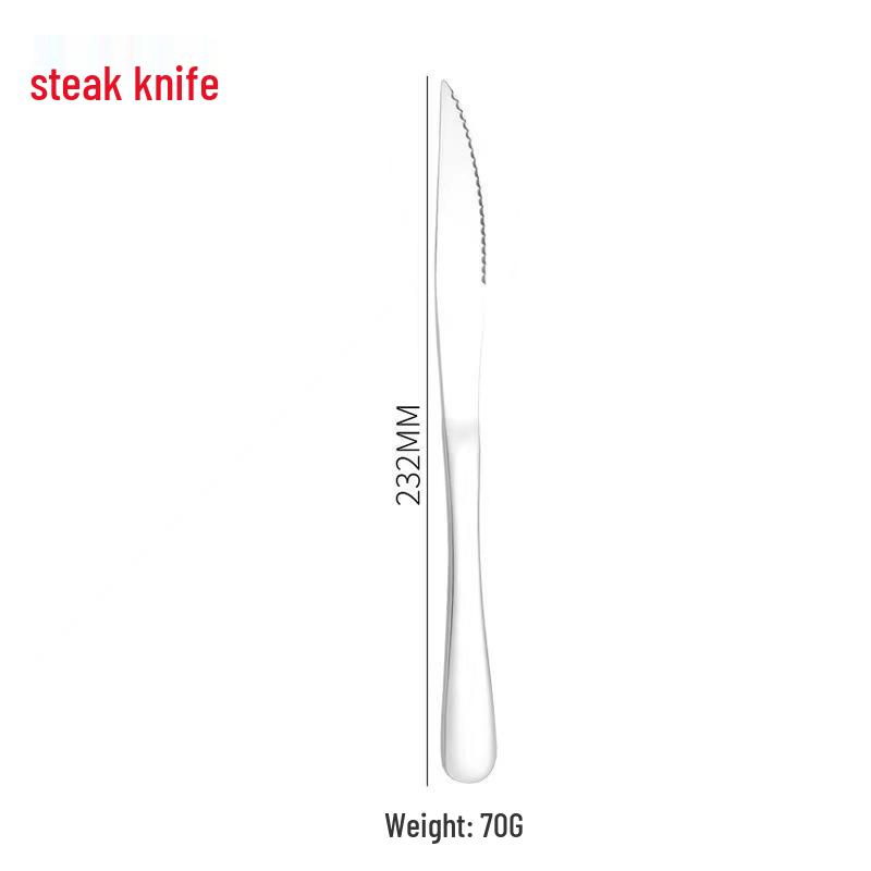 1010 Series 410 Stainless Steel Western Tableware Set – Serving Spoon & Cake Set for Restaurants & Hotels