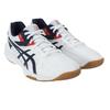 Asics Rivre Cf Mesh Synthetic Leather Comfortable Fashion Versatile Popular Low-Top Training Shoes Unisex Sneaker White Blue 1073A083-100