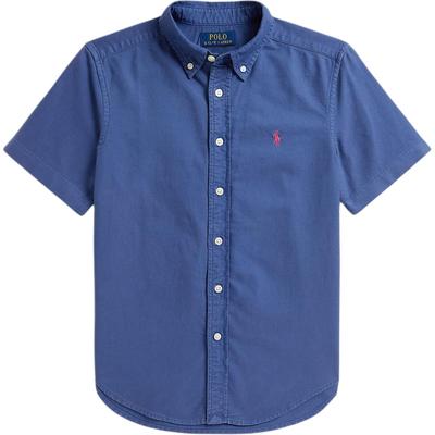 Chemise Décontractée Polo Coton Oxford Teint en Pièce Manches Courtes Enfants Chemises Enfants 323B22753-001