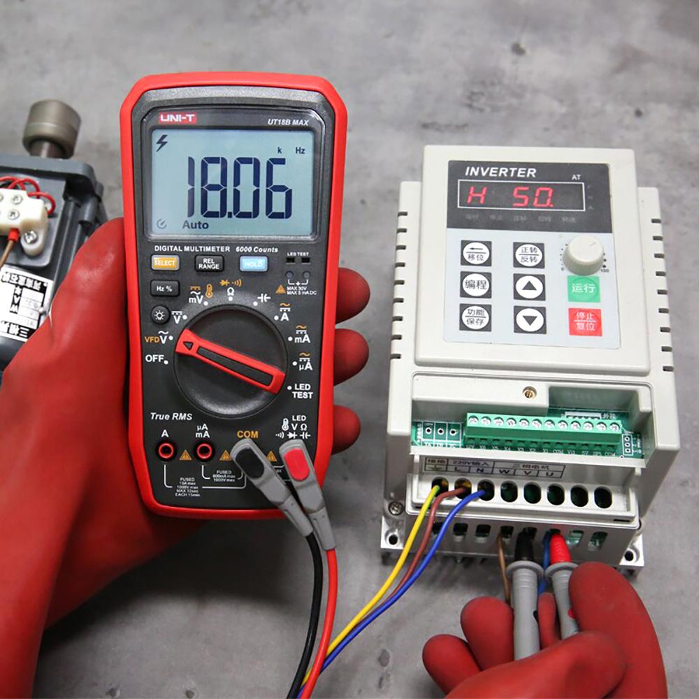 UNI-T UT15B/UT17B/UT18B MAX Digital multimeter, AC/DC voltage, current, resistance, LED diode tester, electrician measuring tool