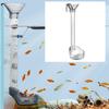 Fish Shrimp Feeder Tube Acrylic Directional Feeding Wall Hanging Aquarium Feeding Tube for Aquarium