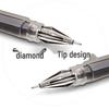 Diamond Neutral 0.38mm Black Transparent Water Pens - Extra Large Capacity for Student Office Use