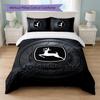 John Deere Print 3Pcs Bedding Set Duvet Cover With Two Pillowcases Soft Bed Linen For Household Bedroom