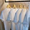 2026 Unisex Summer Cotton T-shirt: Men's Trendy 230g Japanese Style, Round Neck, Short Sleeves, Loose Fit.
