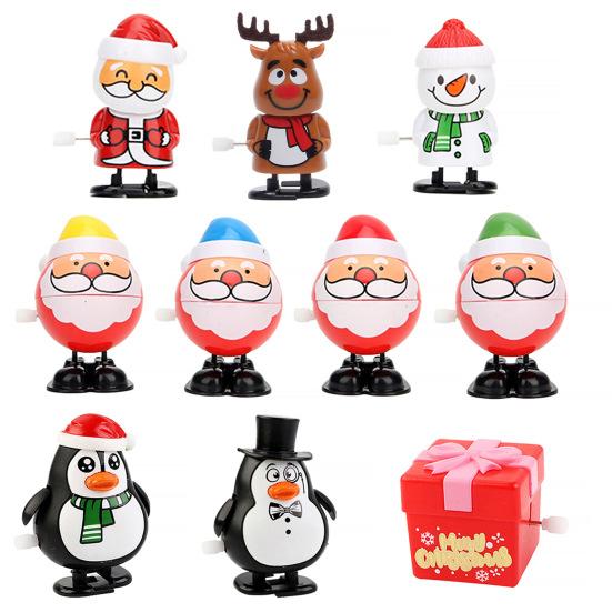 Christmas Toys Wear-resistant for Desktop Portable Christmas Themed Clockwork Toys Useful Delicate Adorable