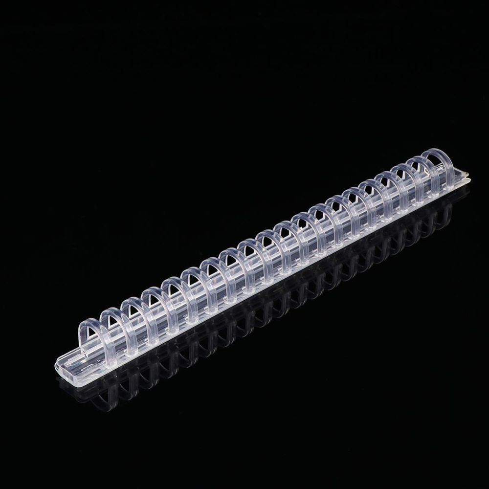 Plastic Comb Bindings Binder Circle Ring Notebook Binding Spines Loose Leaf Book Binder Rings
