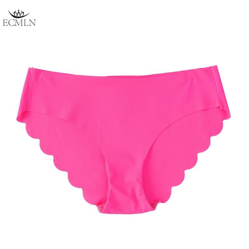 Large Size Women's Underwear Panties Ice Silk Seamless Sports Invisible Low Waist Sexy Briefs