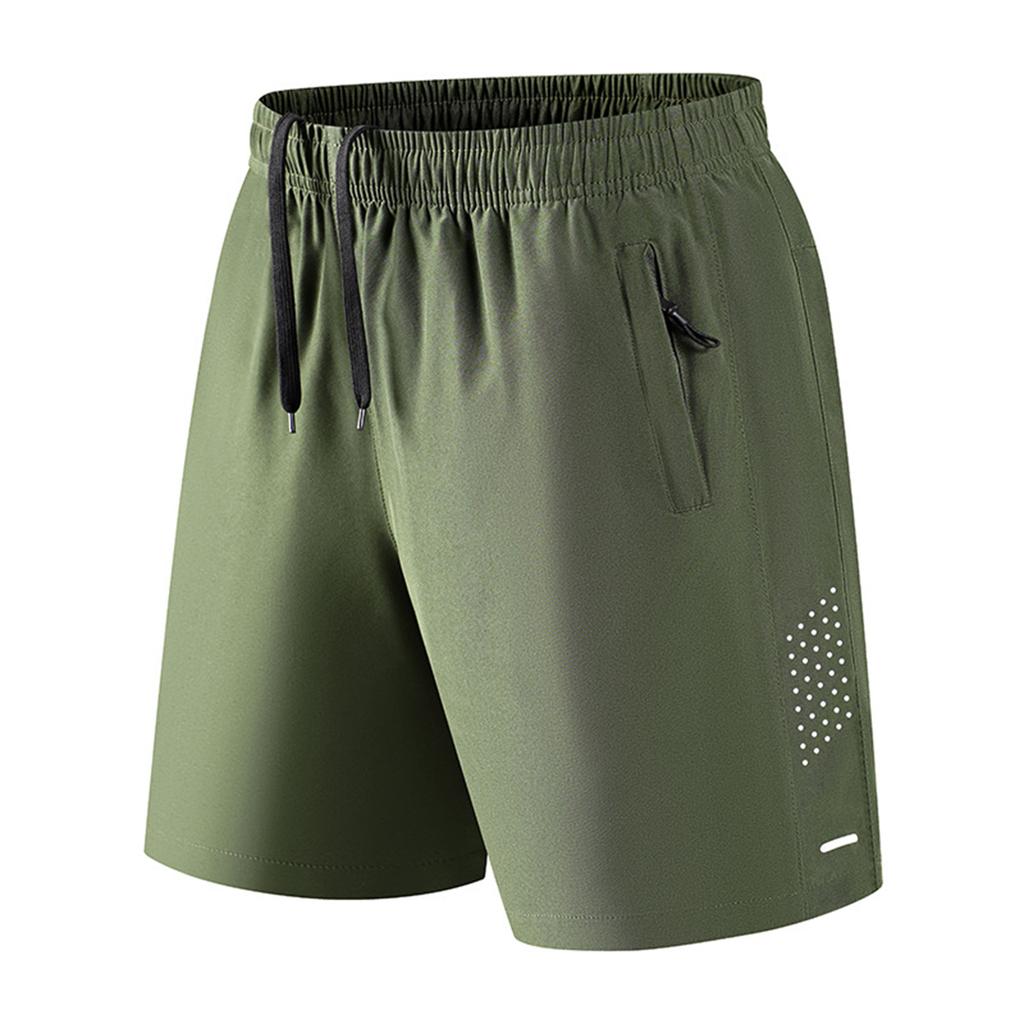 Men's Athletic Shorts Summer Five Inch Inseam Lightweight Stretch Quick Dry Training Running Workout Shorts with Pockets Drawstring Waistband
