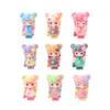 9pcs/Set Cute Bubble Blowing Girl Figure Toy Mini Figurine Desktop Decoration Model Ornaments Toys Boys Girls Christmas Gifts