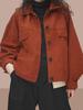 2025 Women's Fashionable Workwear Denim Short Jacket - Spring & Autumn Style