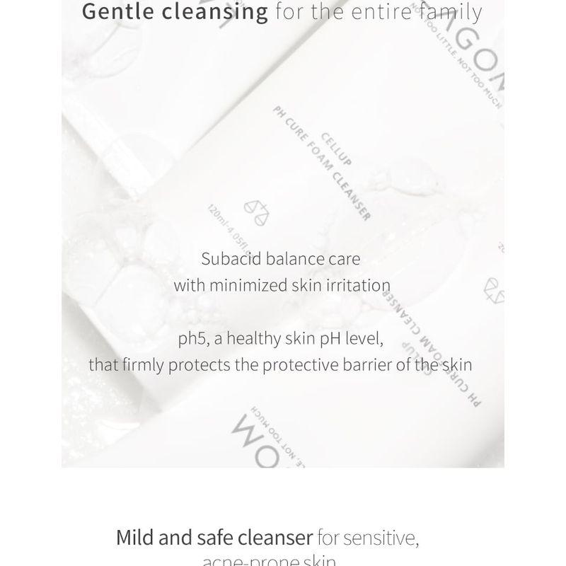 LAGOM Cellup pH Cure Foam Cleanser Mini