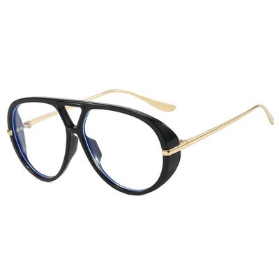 Óculos de Moda Estilo Aviador de Armação Grande - Design Único Olho de Sapo Novo Modelo Óculos Personalizados para Miopia