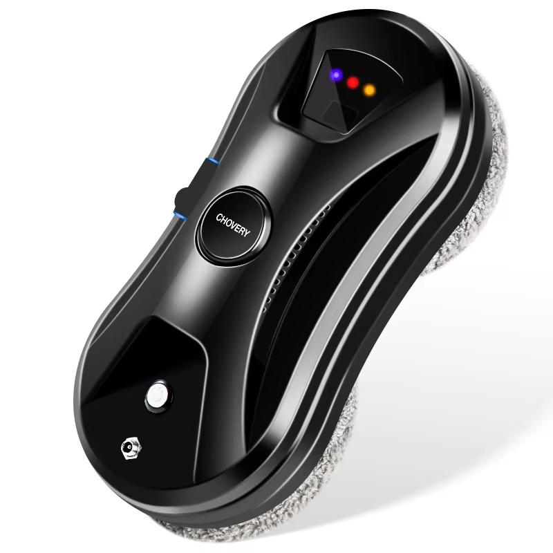 ChOVERY Vacuum Cleaner Window Electric Glass Window Cleaning Robot  APP Control  Robot Window Cleaner Automatic Water Spray US чёрный