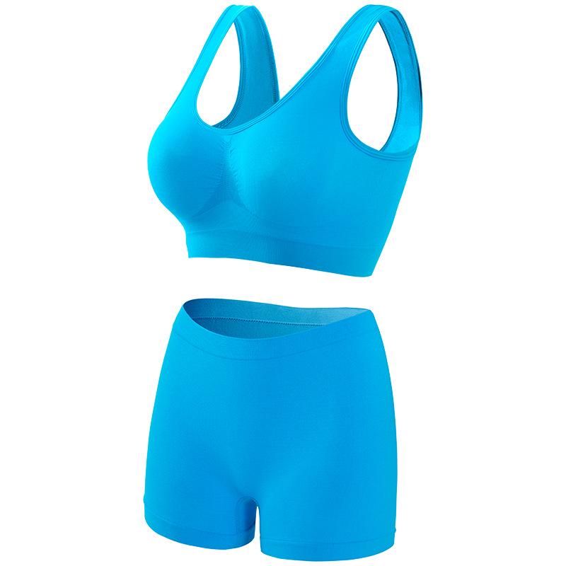 Plus Size Women's Wire-Free Sports Vest with Anti-Shock and Side Bust Control