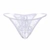 Plus Size Lace Panties For Sex Open Crotch Briefs With Pearls Women Thongs And G Strings Sexy Transparent Lingerie Underwear