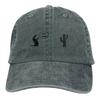 Adjustable Solid Color Baseball Cap Trex Cactus Washed Cotton Trex Cactus Offline Funny Games Sports Woman Hat