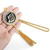 New With Rhinestone Rearview Mirror Pendant Exquisite Alloy Backpack Decoration Tassels Car Hanging Decor Small Gifts
