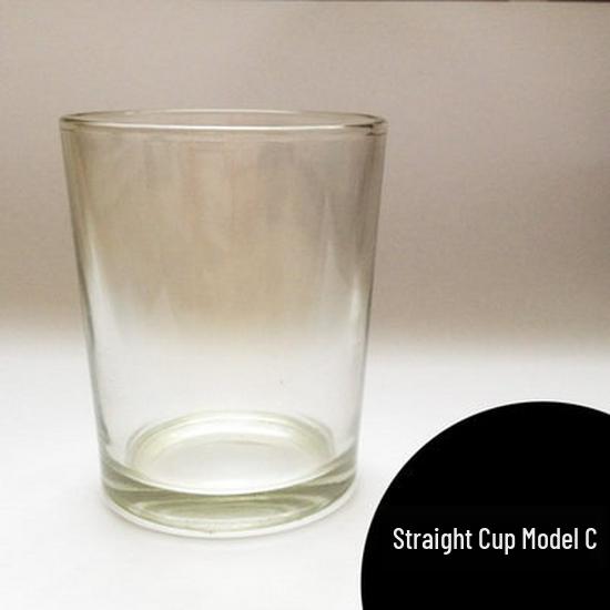 DIY Transparent Glass Candle Holder - Square & Round Windproof Cups for Homemade Scented Candles