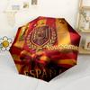 Galatasaray1 Customize Text Umbrella Compact Travel Automatic Umbrella Sturdy 8-Rib Shaft Lightweight for Women/Men Fashionable Spiritual Gift
