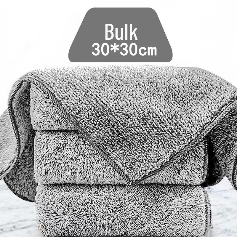 Cationic Coral Fleece Kitchen Cleaning Cloths: Multi-use Dish & Table Wiping, Scouring Pad for Dry/Wet Cleaning