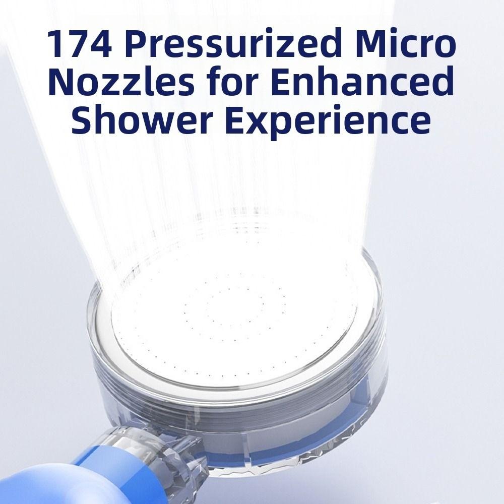 Rose Shower Head Water Filter Mixed with Vitamin C Dechlorination Shower Scented Filter Impurities Anti-scaling