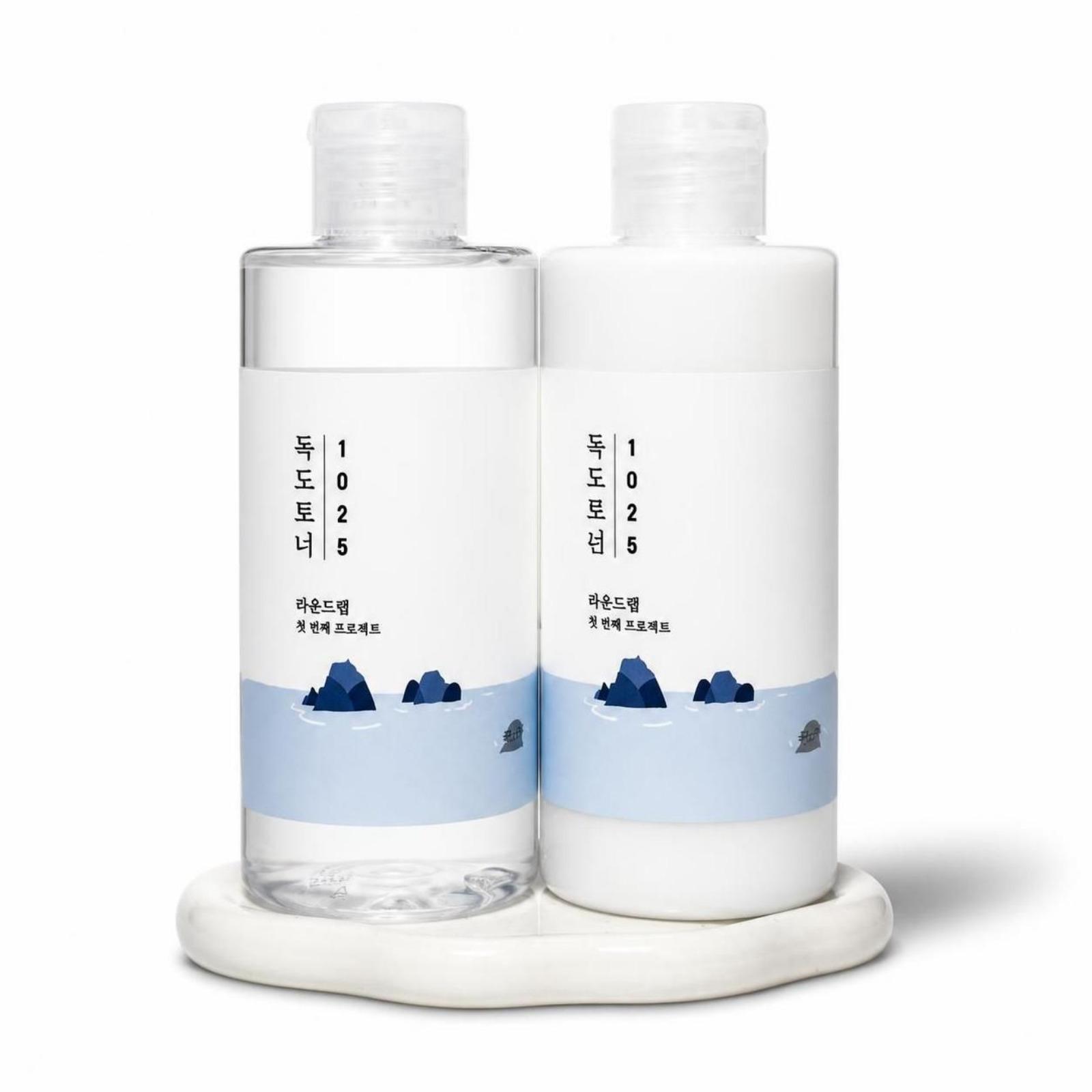 ROUND LAB 1025 Dokdo Toner 200ml + Lotion 200ml Set Toner 200ml + Lotion 200ml