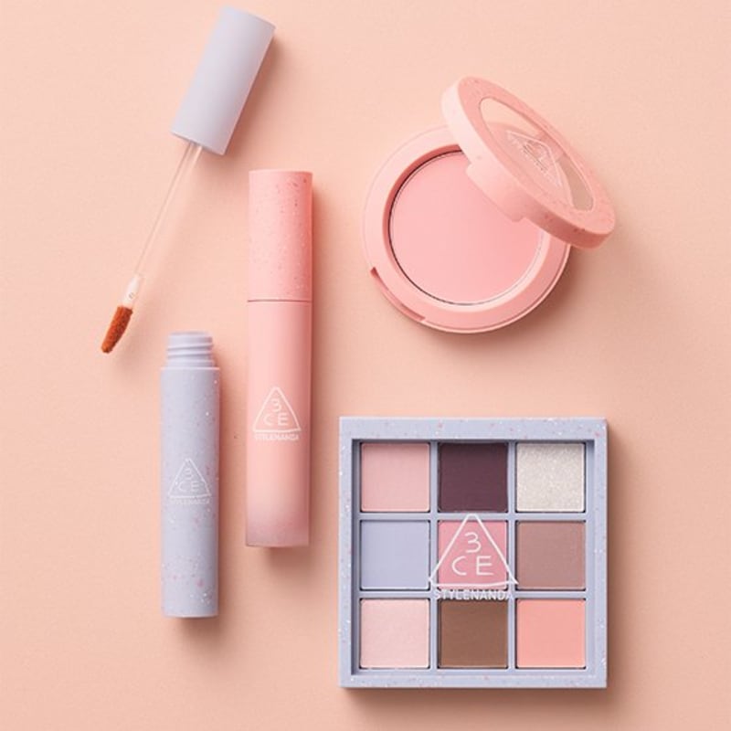 3ce Nouvelle Édition Bloom 4 types (Choisir 1) (Teinte à l'eau floutée/Teinte à lèvres velours/Palette pour les yeux/Blush)