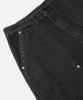 FRIZMWORKS Washed Denim Double Knee Shorts _ Washed Black
