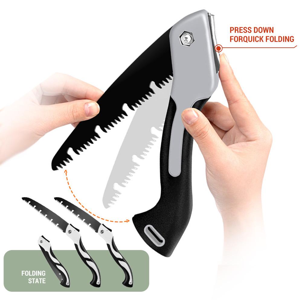 Folding Saw Woodworking Folding Hacksaw Multifunction Cutting Wood Sharp Camping Garden Prunch Saw Tree Chopper Knife Hand
