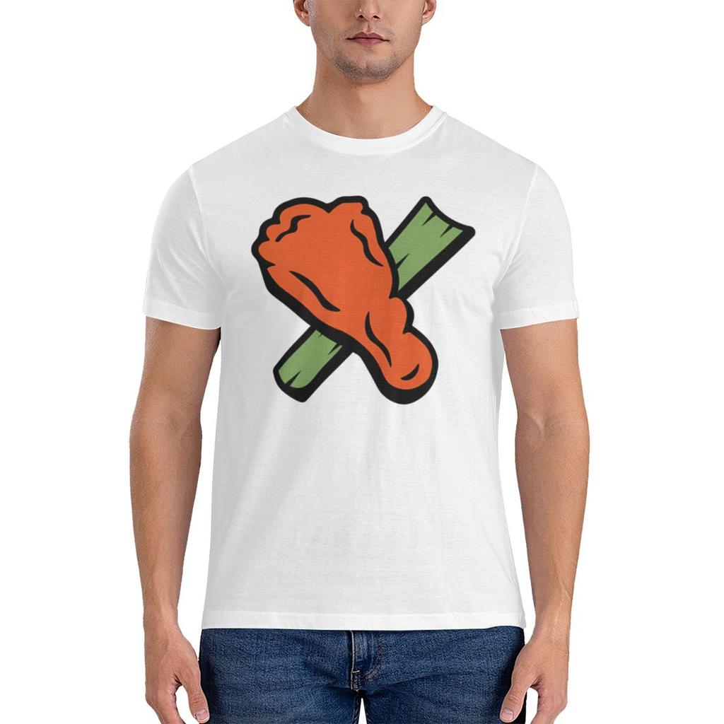 Buffalo Chicken Wing Drumstick And Celery Salt Style Tshirt Casual And Loose Full Texture Shirt
