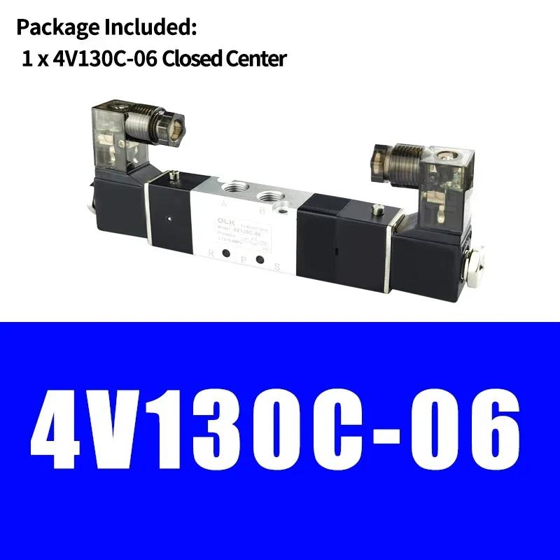4V130C-06 4V230C-08 Solenoid Valve Control Valve Reversing valve 12v 24V 220v 36V Coil Two-position Five-way 4V330C-10 4V430C-15