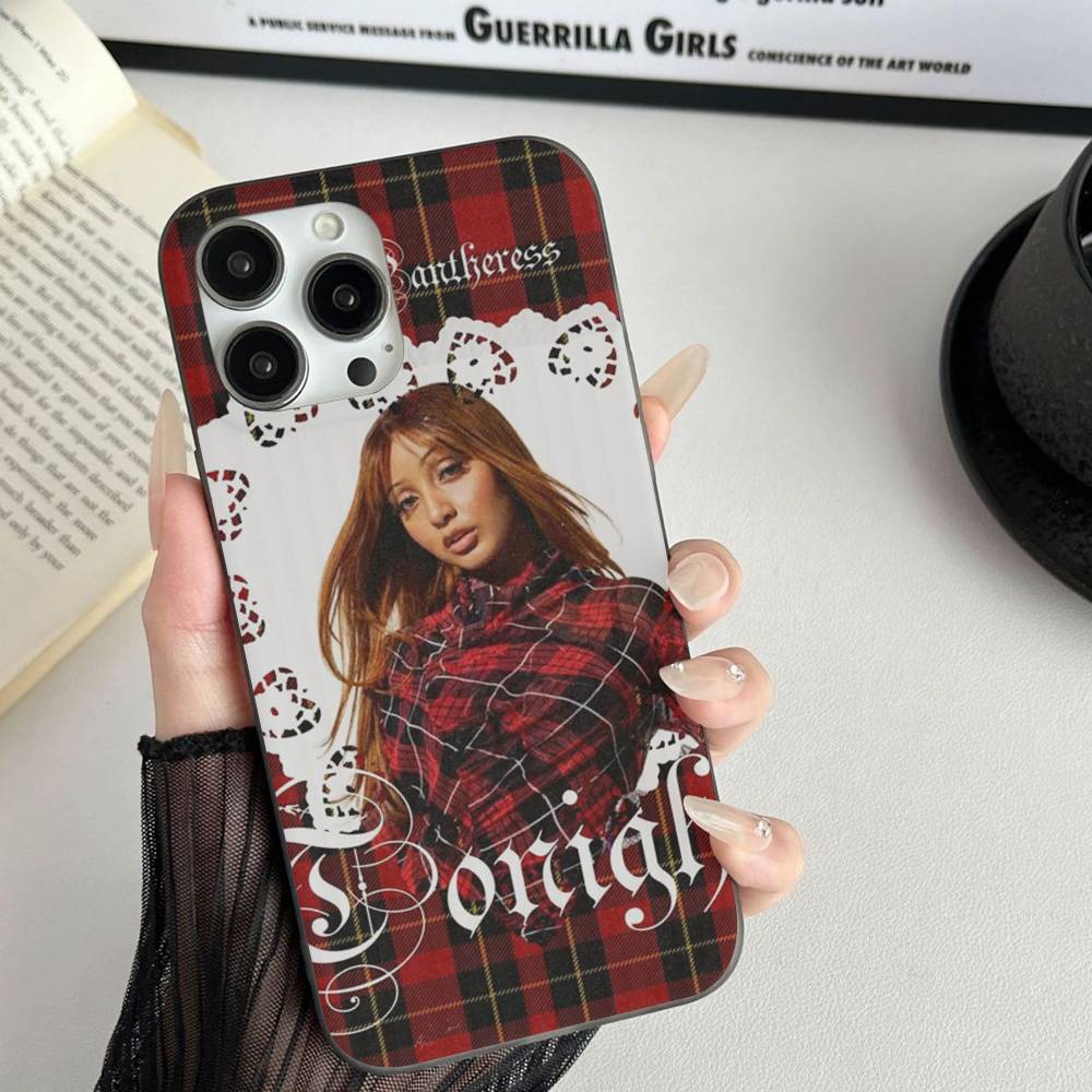 Singer Pinkpantheress Phone Case For IPhone 17 16 15 11 12 13 14 Pro Max Soft Corrugated Silicone Cover Case