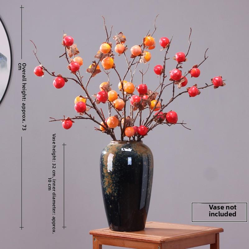 För Yongye Simi Konstgjord Frukt Dekorativ Rikedomssymboliserande Granatäpple Små Realistiska Blommor Vardagsrumsdekorationer