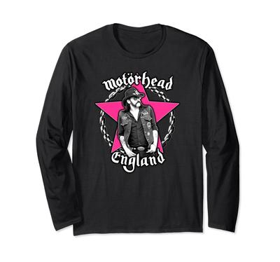 Motörhead – Lemmy Pink Star Langarm-T-Shirt