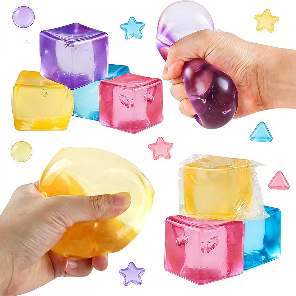 Linyi Toy Blue High-Quality Cube High-Quality Simulation Ice High-Quality Cube High-Quality Decompression High-Quality Pinch High-Quality Ball High-Quality Relieve B