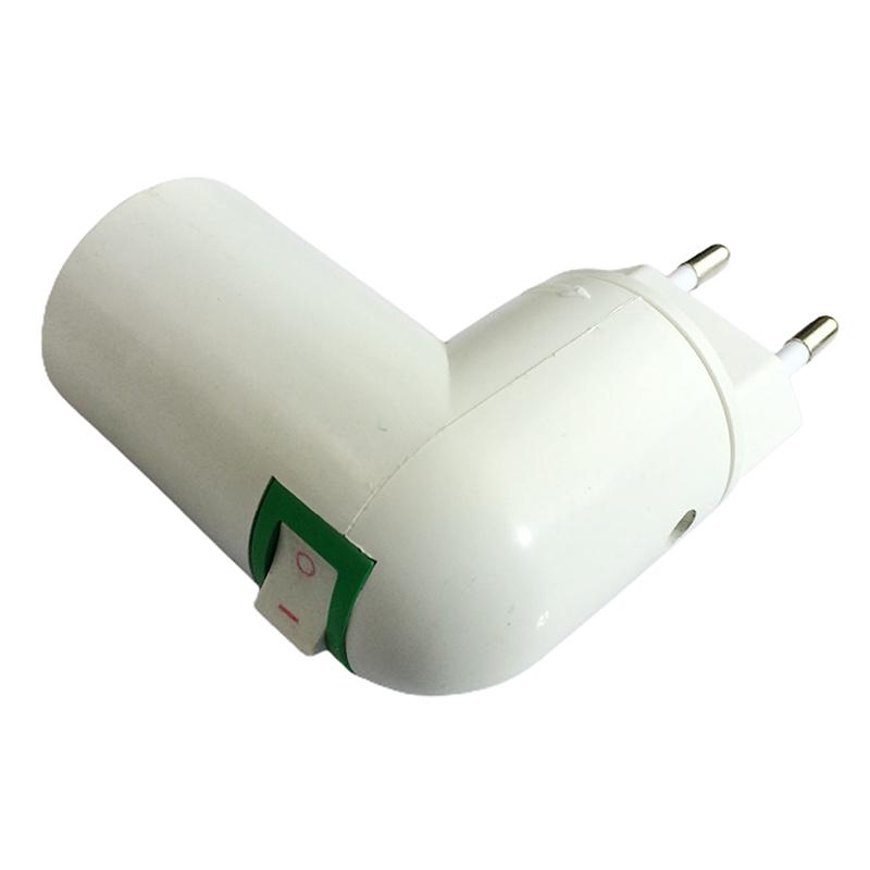 Adjustable E27 Lamp Bulb Bases Socket Holder 360 Degrees Bulb Adapter Plug