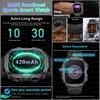 2025 New Military Grade Smart Watch Men 1.96" AMOLED Screen 5ATM Waterproof Sports Fitness Tracker BT Call Smartwatch For Xiaomi