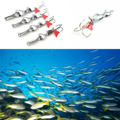 Rotating Zinc Alloy Spinner Hard Baits Fishing Lure Fish Tackle Tools Accessory