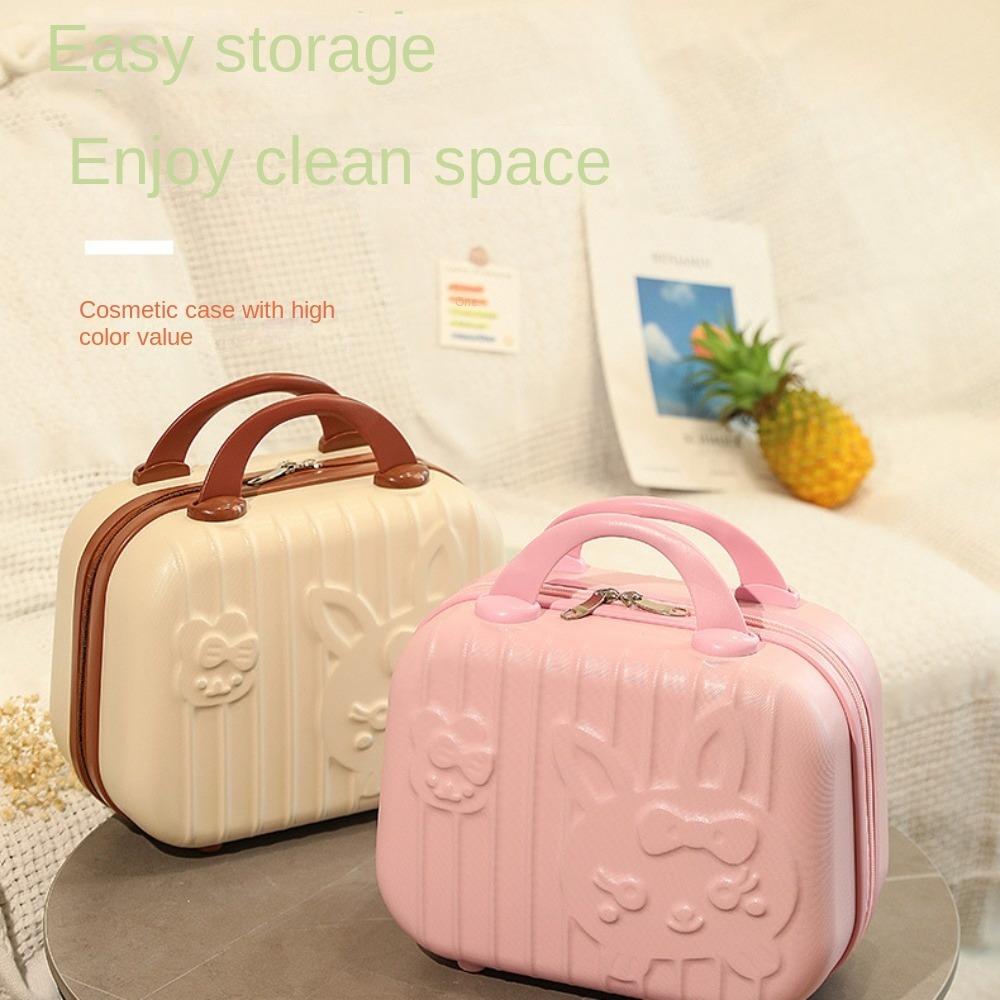 

ABS небольшая косметичка на молнии косметическая коробка водонепроницаемые дорожные сумки для коротких поездок