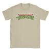 Vintage Ninja Turtles Retro Logo TShirts Men Round Neck Pure Cotton T Shirts  Short Sleeve Tee Shirt Birthday Present Clothing