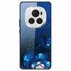 For Honor Magic6 Pro 5G Slim Case Pattern Printing PC+Tempered Glass+TPU Phone Shell