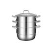 Sule 304 Stainless Steel 28CM 3-Tier Steamer Pot