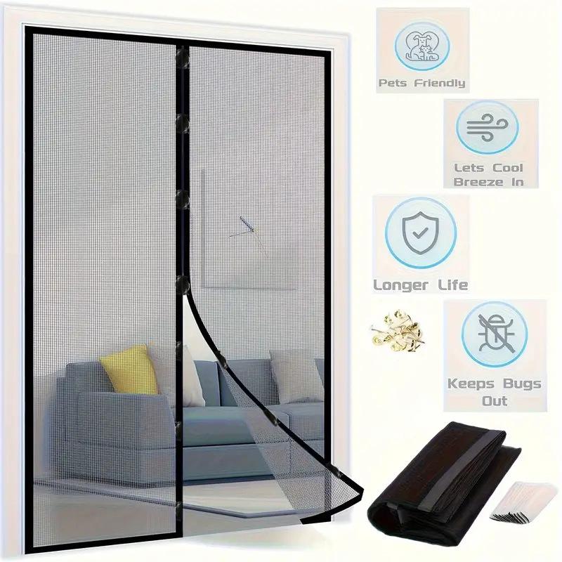 Magnetisches Mückenschutz-Vorhanggitter für Türen und Fenster