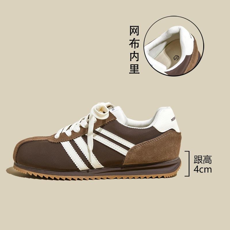 

Summer new invisible inner height increase 4 thick-soled breathable retro women s versatile casual sports shoes 40