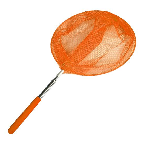 Yousheng Kids Telescopic Fishing Net 5-Section Retractable Stainless Steel Pole Outdoor Butterfly Catcher Net Anti-slip Handle Lightweight Landing