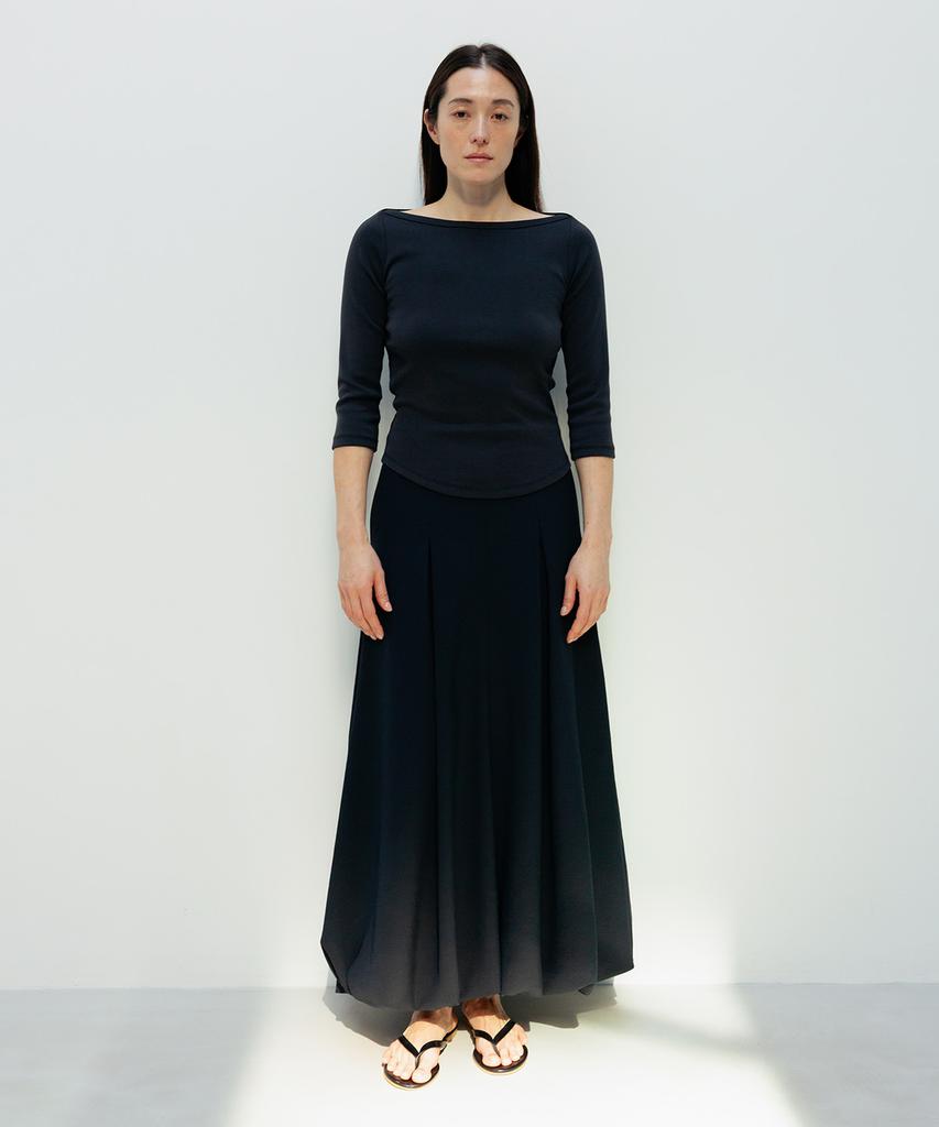 Beullaengkeulumumeon Pumpkin Skirt_Deep Navy