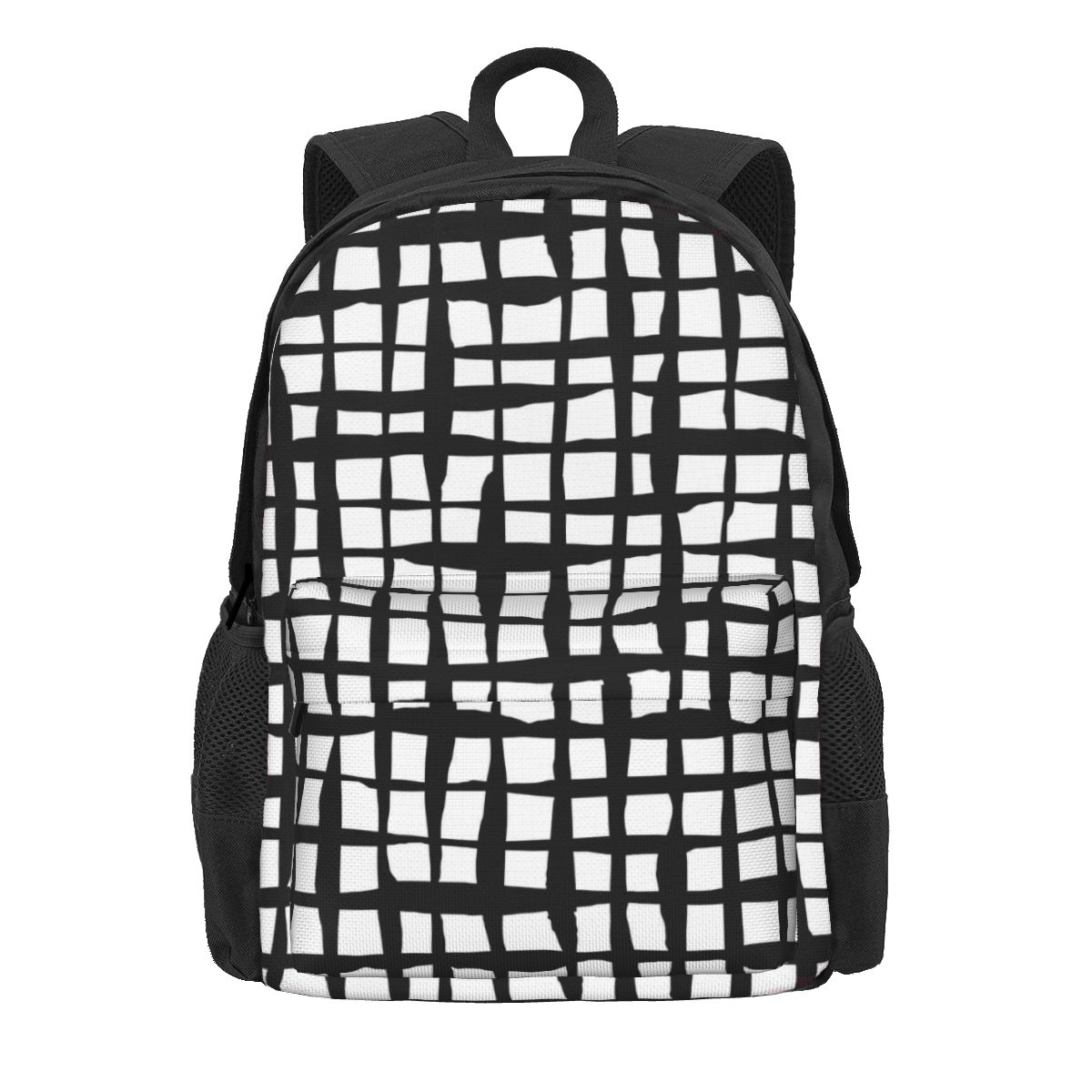 Ruitprint Rugzak Moderne Schakakbord Mode Rugzakken Meisje College Grote Schooltassen Kleurrijke Rugzak 36x32x10cm