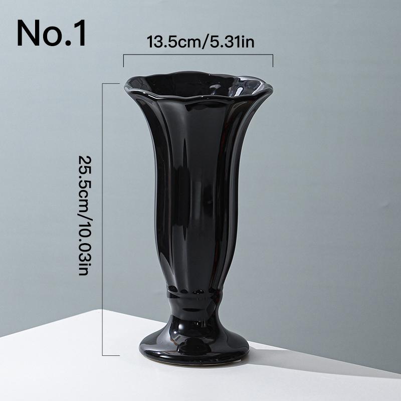 Keramikvase, hydroponische Vase, Blumenarrangement, Heimdekoration, Desktop-Ornamente, Gartendekoration