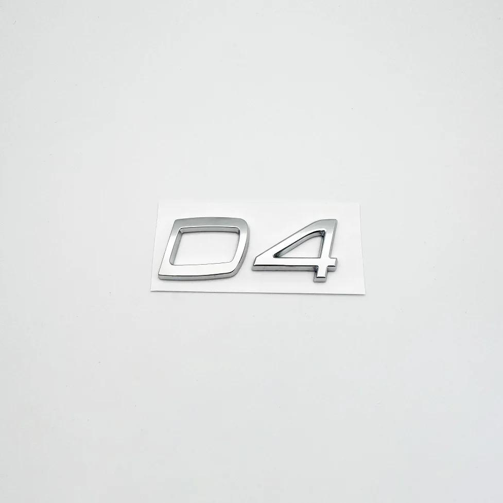 Metal para Coche D2 D3 D4 D5 D6 D7 Letras Logo Emblema de Maletero Insignia Pegatina Para Volvo S40 S60 V40 V50 XC40 XC60 V70 V60 S90 C30 XC90